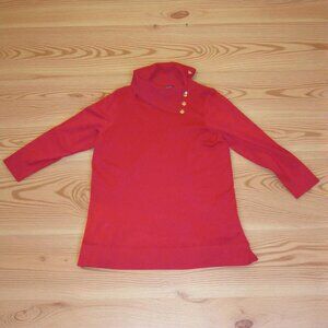 Women's Cable & Gauge Red Sweater